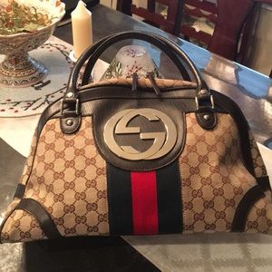 Gucci Canvas Satchel